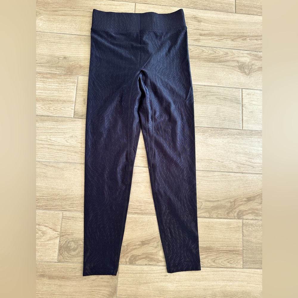 Bandier Jacquard Center Stage Black Leggings - M - Brand New